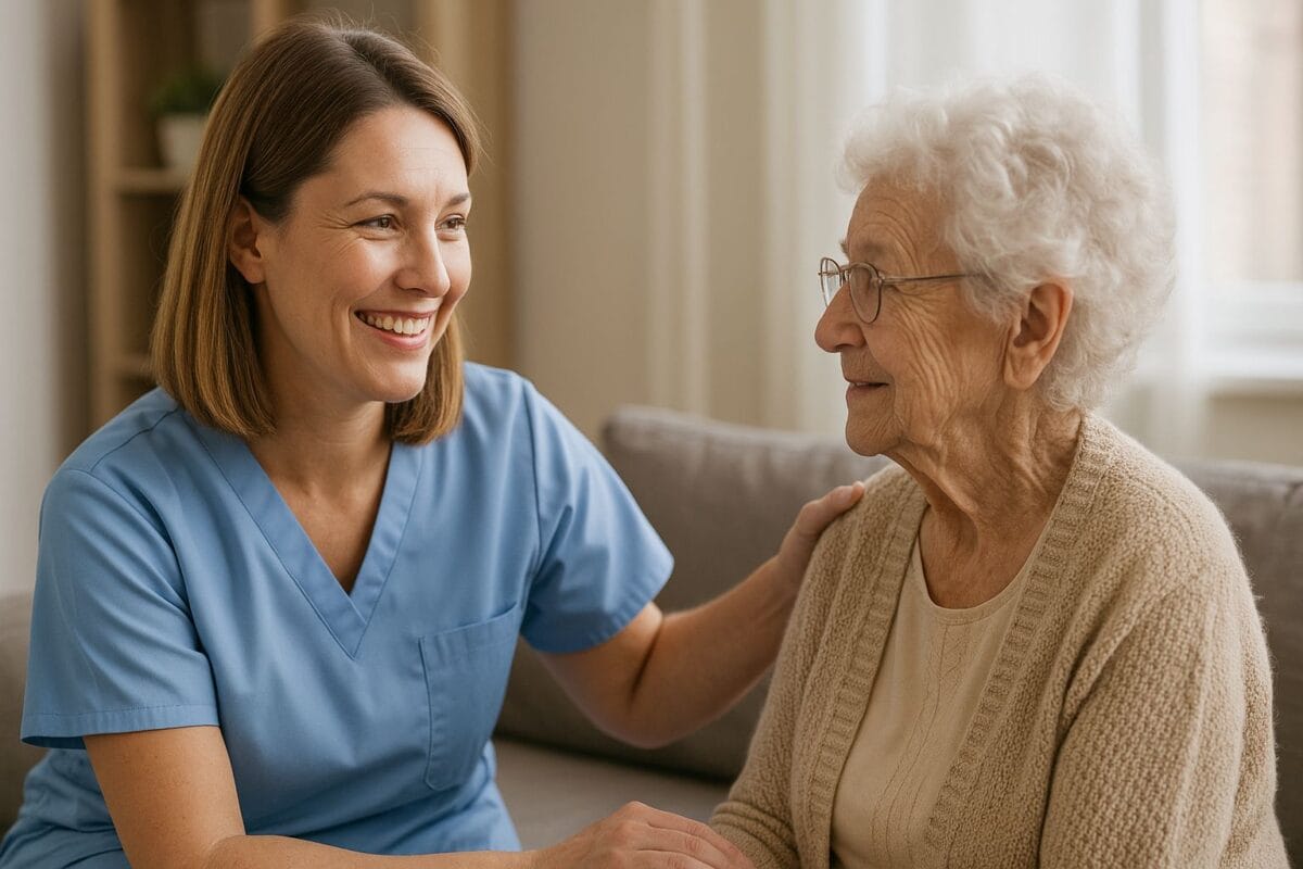 Social omsorg nivå 1 | NTI-skolan | Bilden är AI-genererad