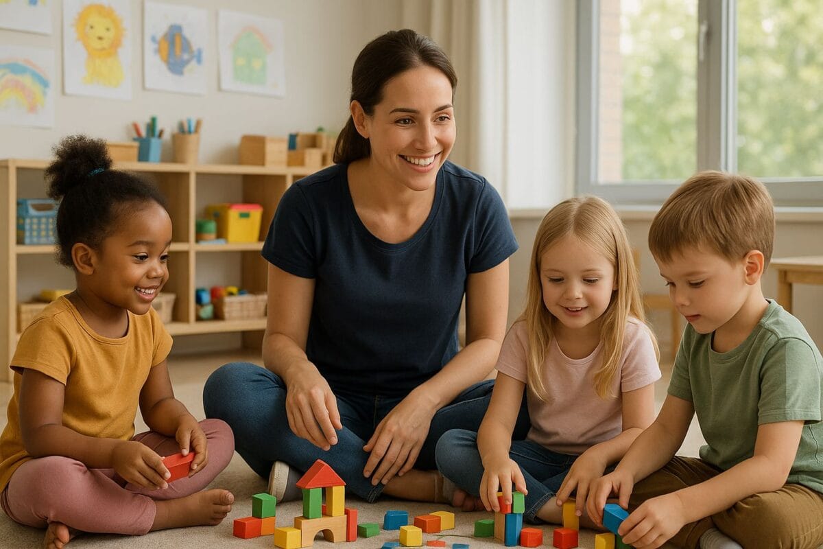 Barnskötare | NTI-skolan | Bilden är AI-genererad