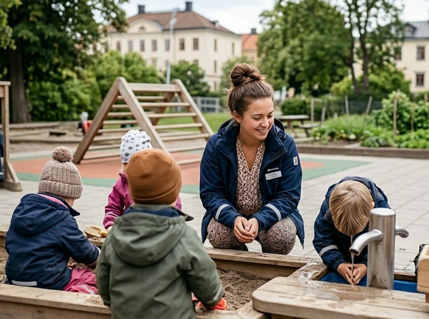 Barnskötare | NTI-skolan | Bilden är AI-genererad