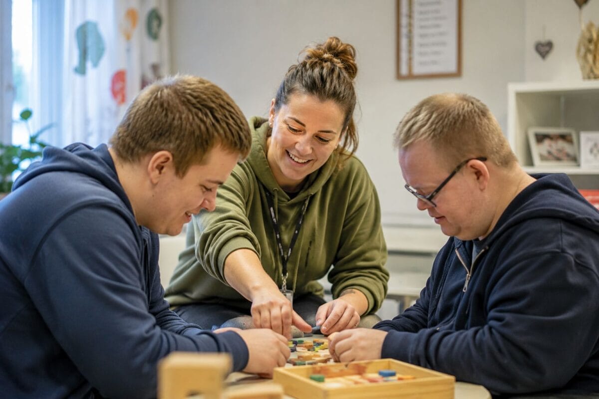 Pedagogiskt och socialt arbete specialisering nivå 1 | NTI-skolan | Bilden är AI-genererad